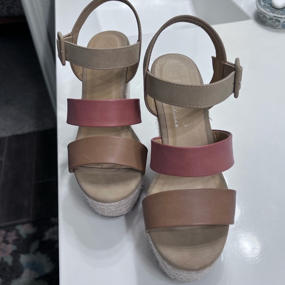 Coconuts by Matisse Shoes - Coconuts by Matisse two-tone wedges